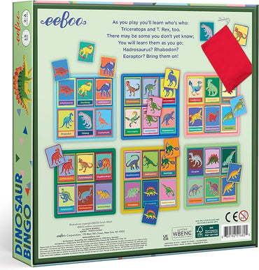 eeBoo GBG821 Dinosaur Bingo