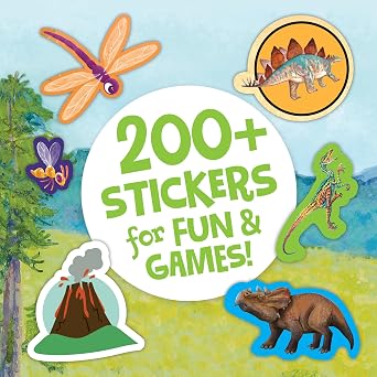Mindware Peaceable Kingdom Dinosaur Sticker Activity Book