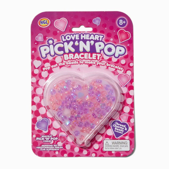 One For Fun Pick N Pop Bracelets Heart