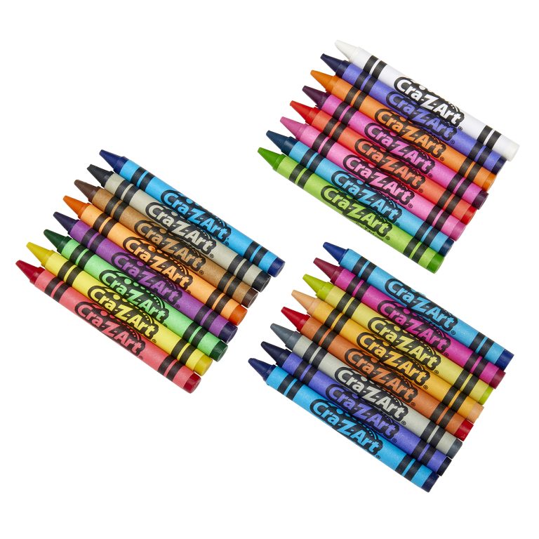 Cra-Z-Art Crayons, 24 Count, Assorted Colors, School Quality, Non-Toxic