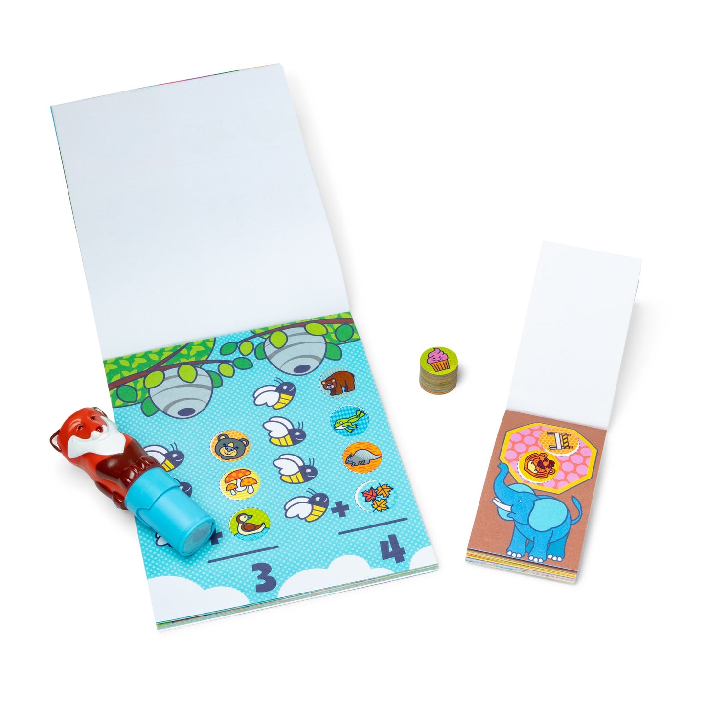 Melissa & Doug Sticker WOW!™ Fox Bundle: Activity Pad & Sticker Stamper