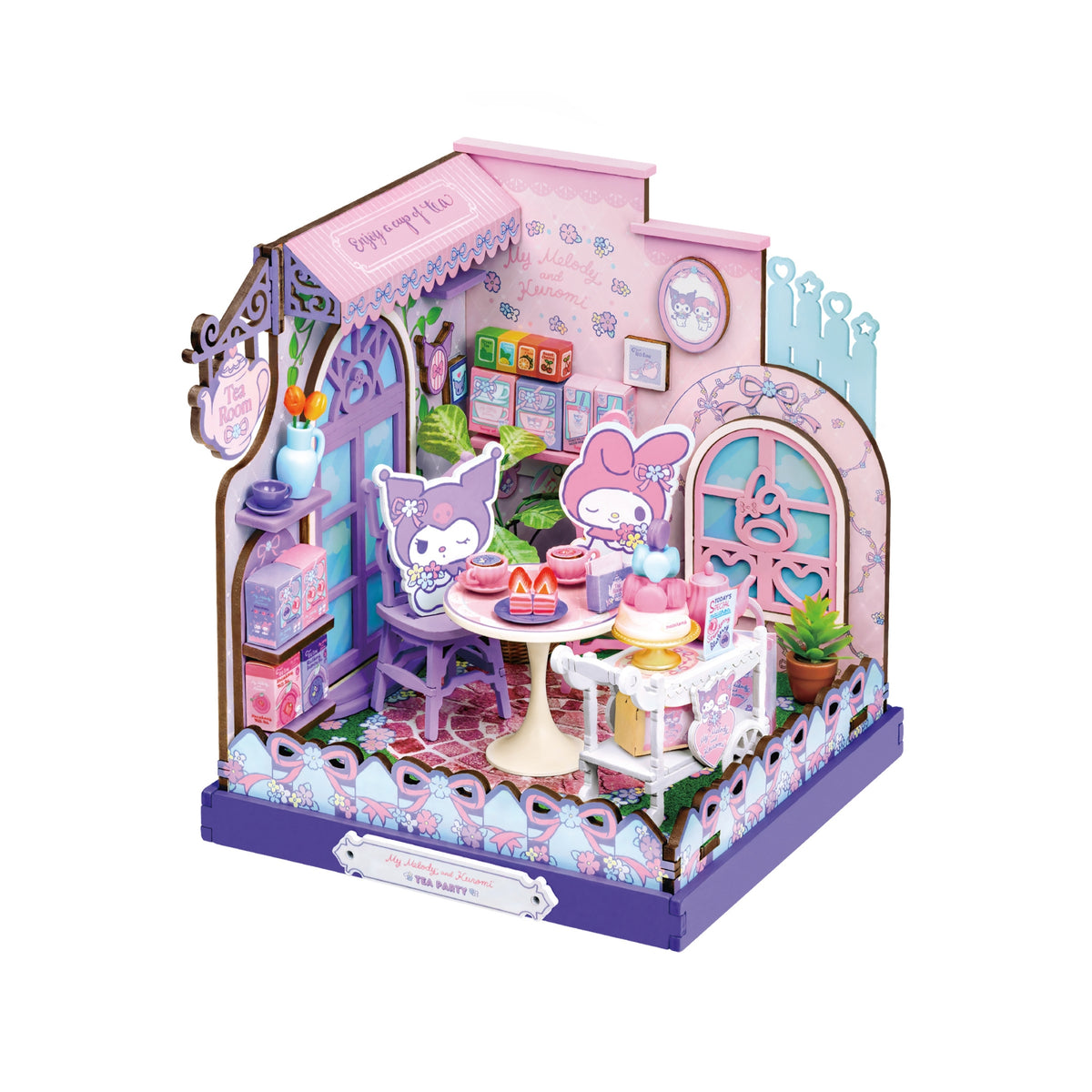 Hands Craft My Melody and Kuromi Tea Party Build Kit