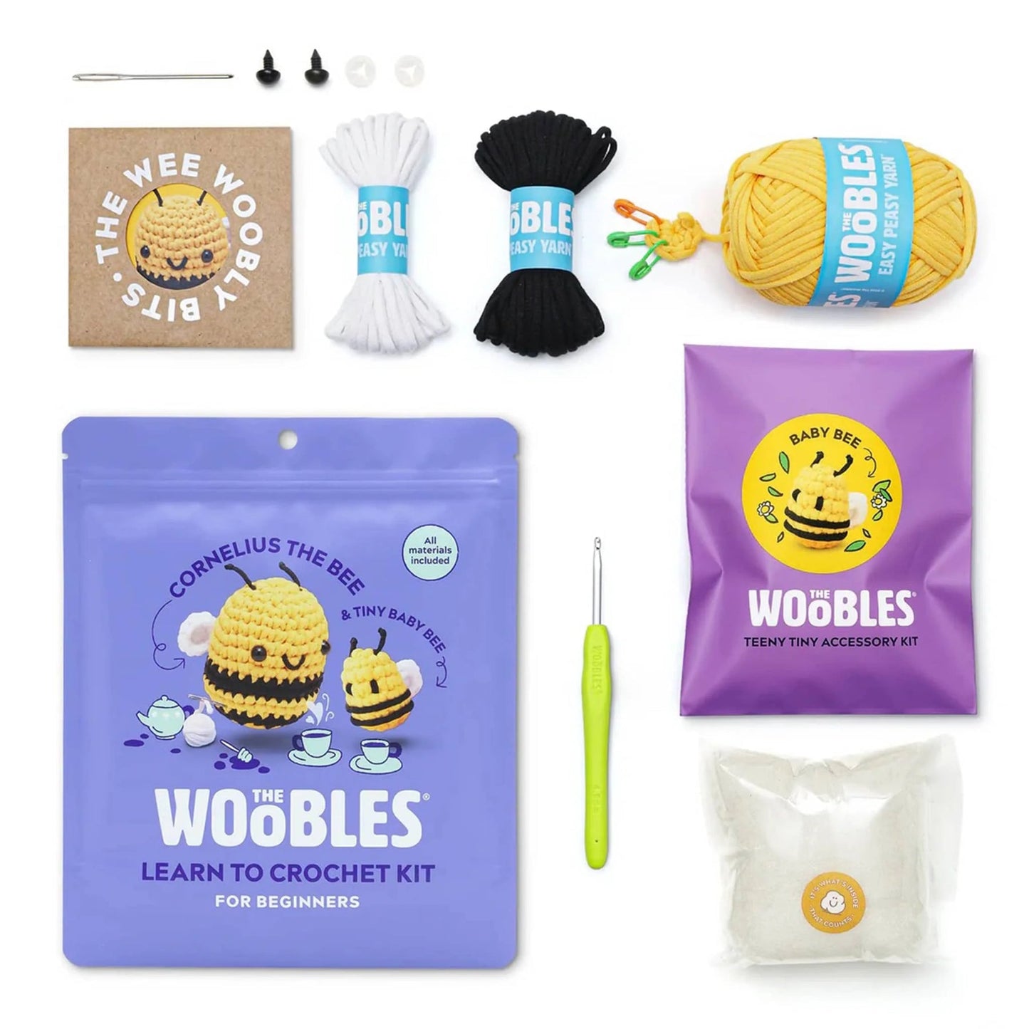 Woobles Mommy & Me Cornelius the Bee