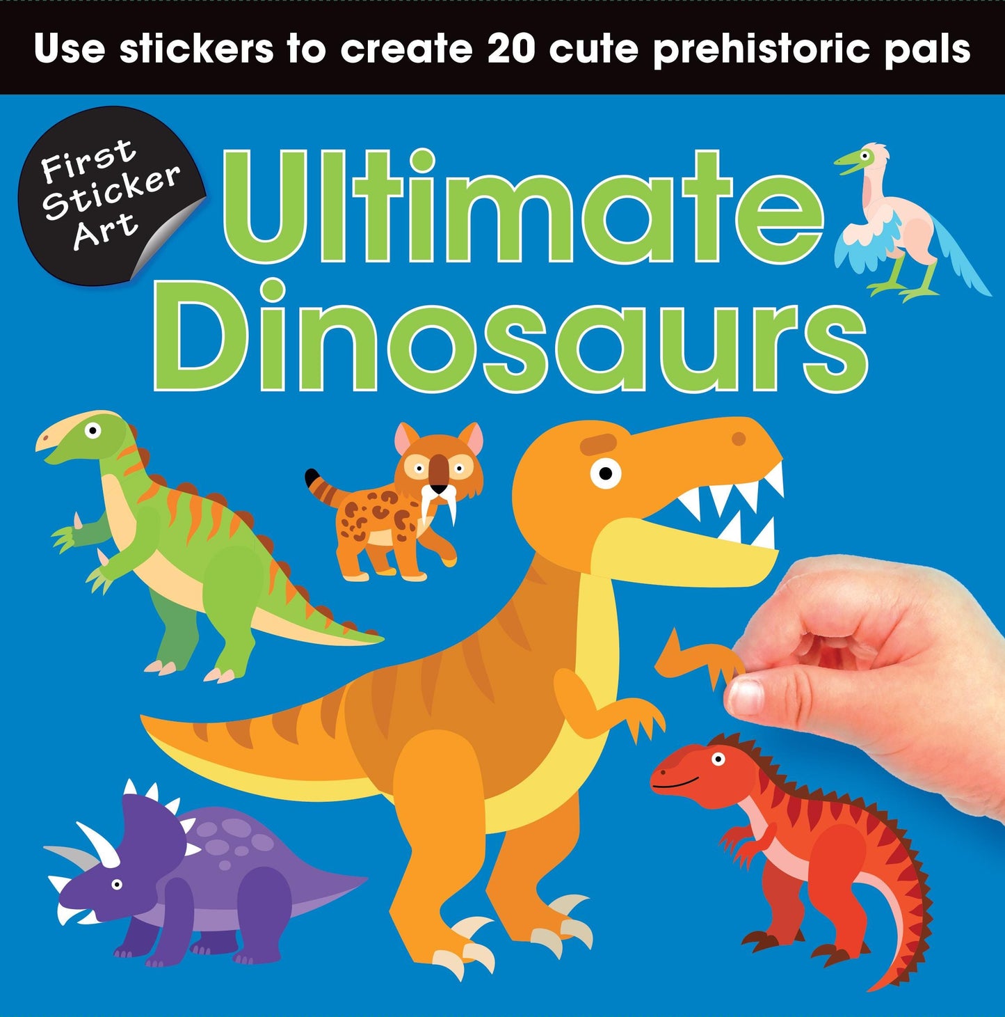 Sourcebooks First Sticker Art: Ultimate Dinosaurs