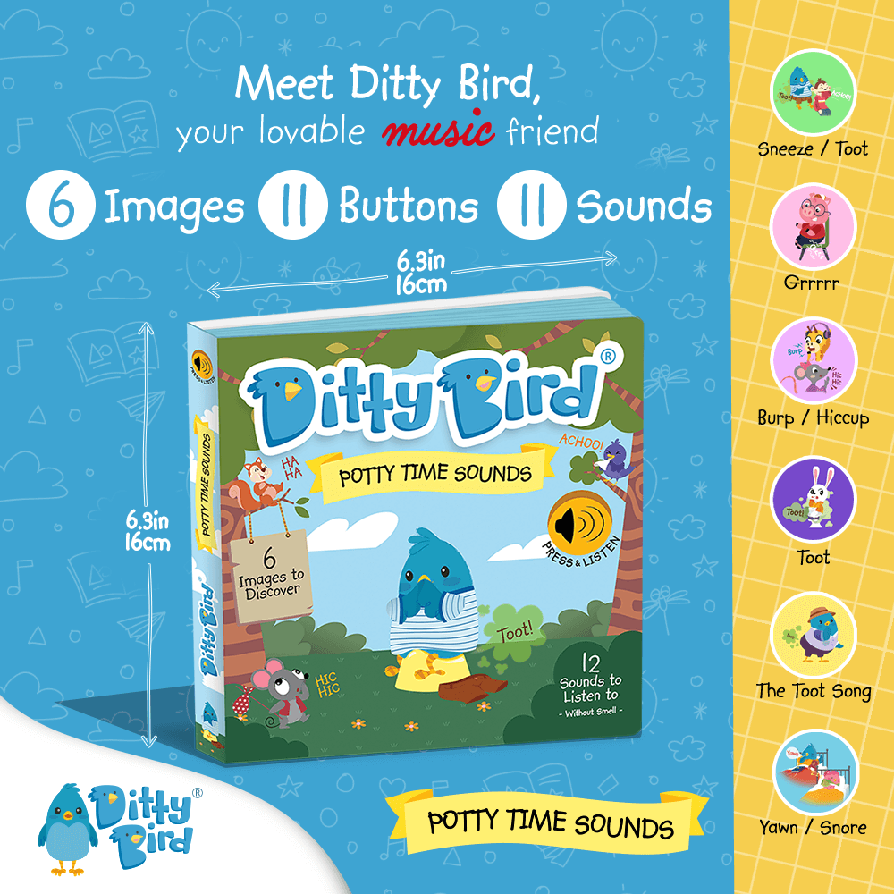 Ditty Bird Books Potty Time Sounds