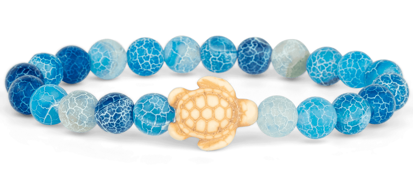 Fahlo The Journey Bracelet Turtle Aqua Blue