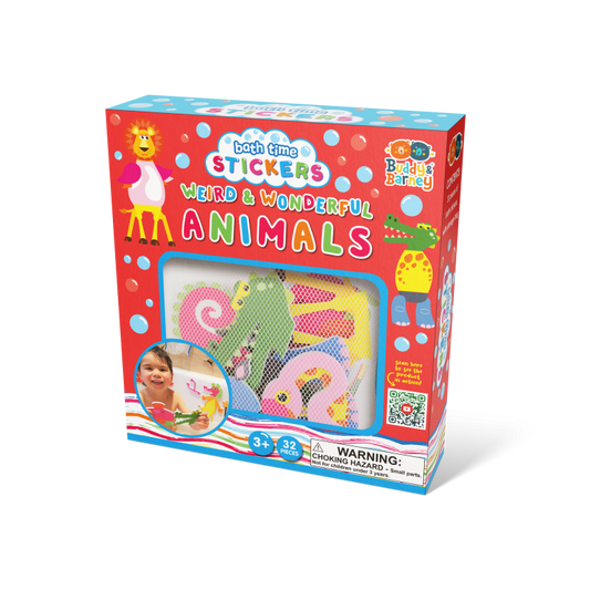 Buddy & Barney Bath Time Stickers Weird and Wonderful Animals