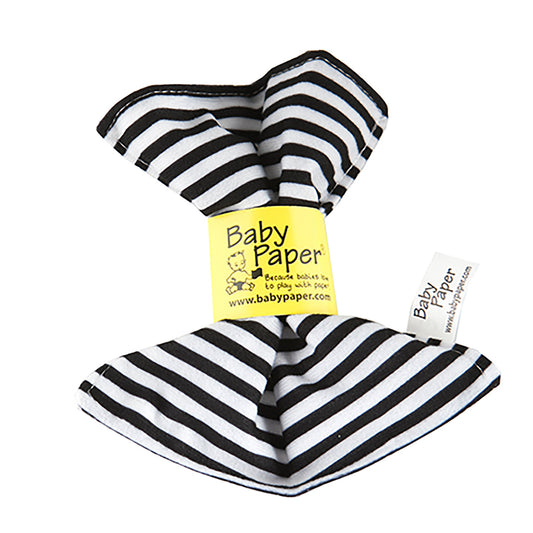 Baby Paper Black/White Stripe Pattern