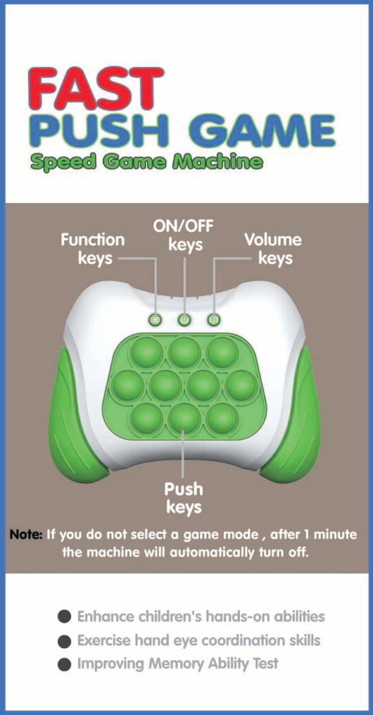 Leading Edge Fast Push Game (random Color)