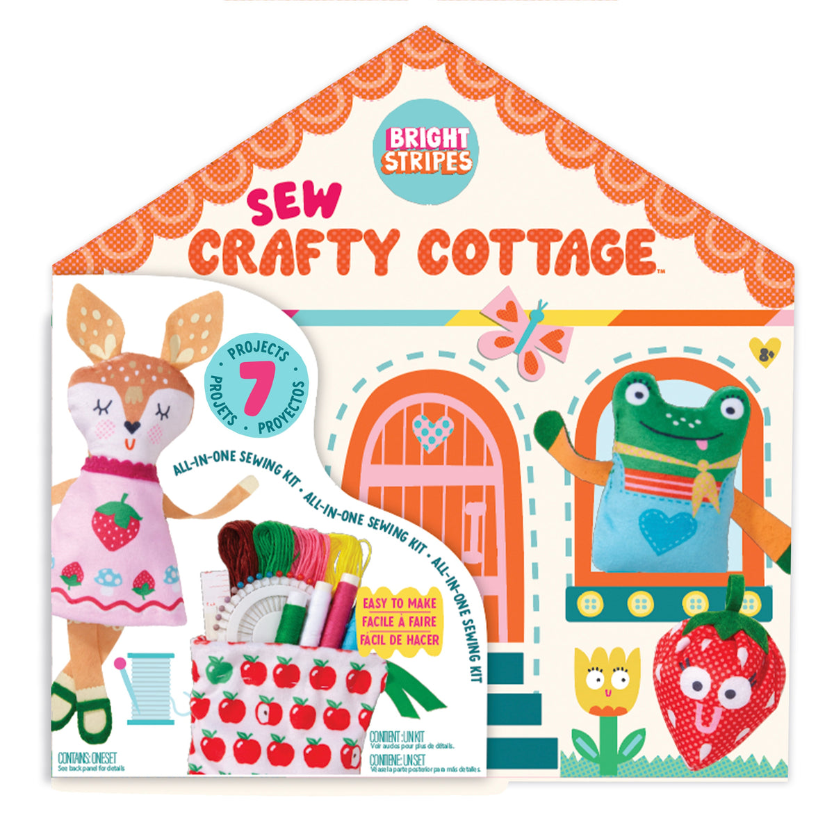 Bright Stripes Sew Crafty Cottage