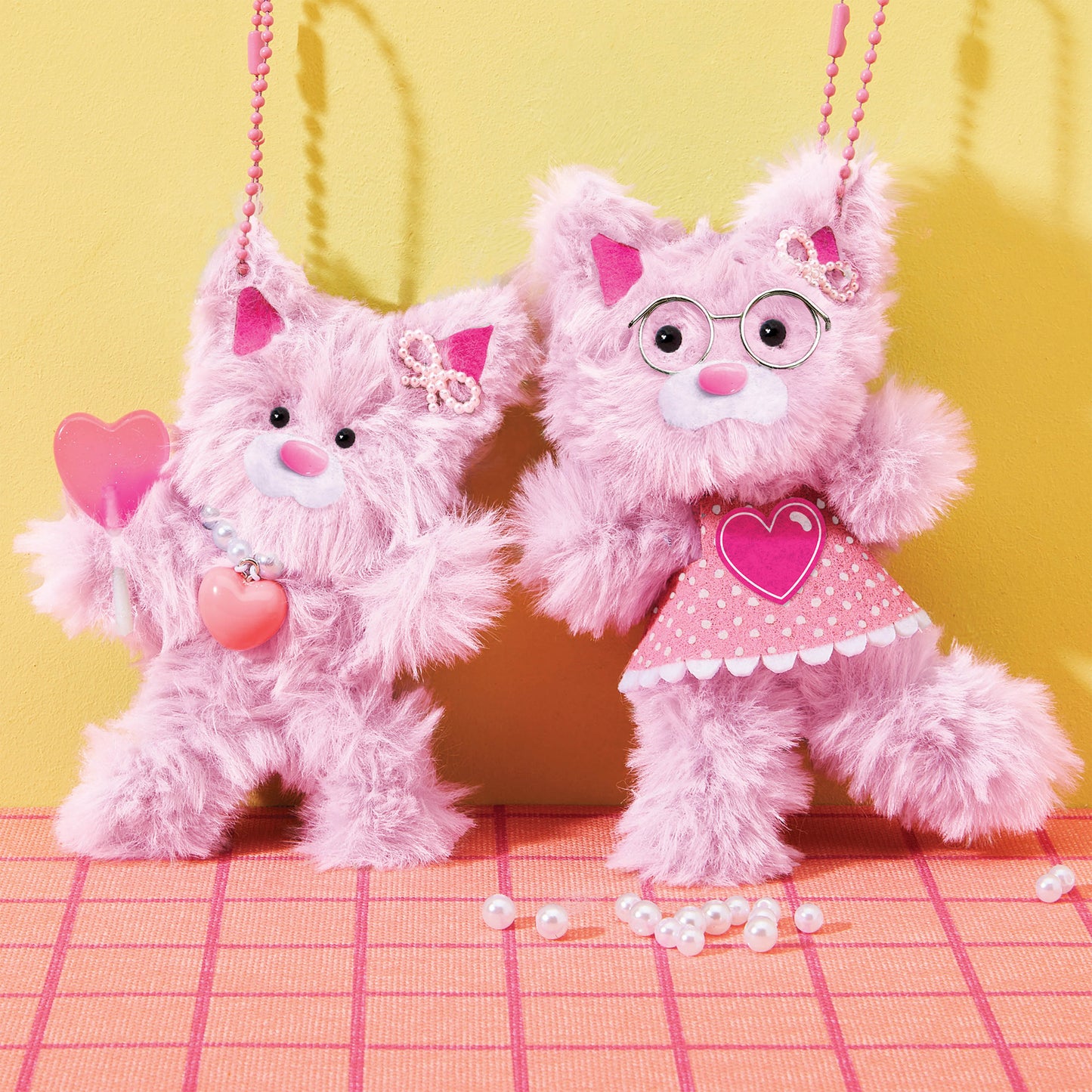 Bright Stripes DIY Chenille Cuties- Cutie Cats