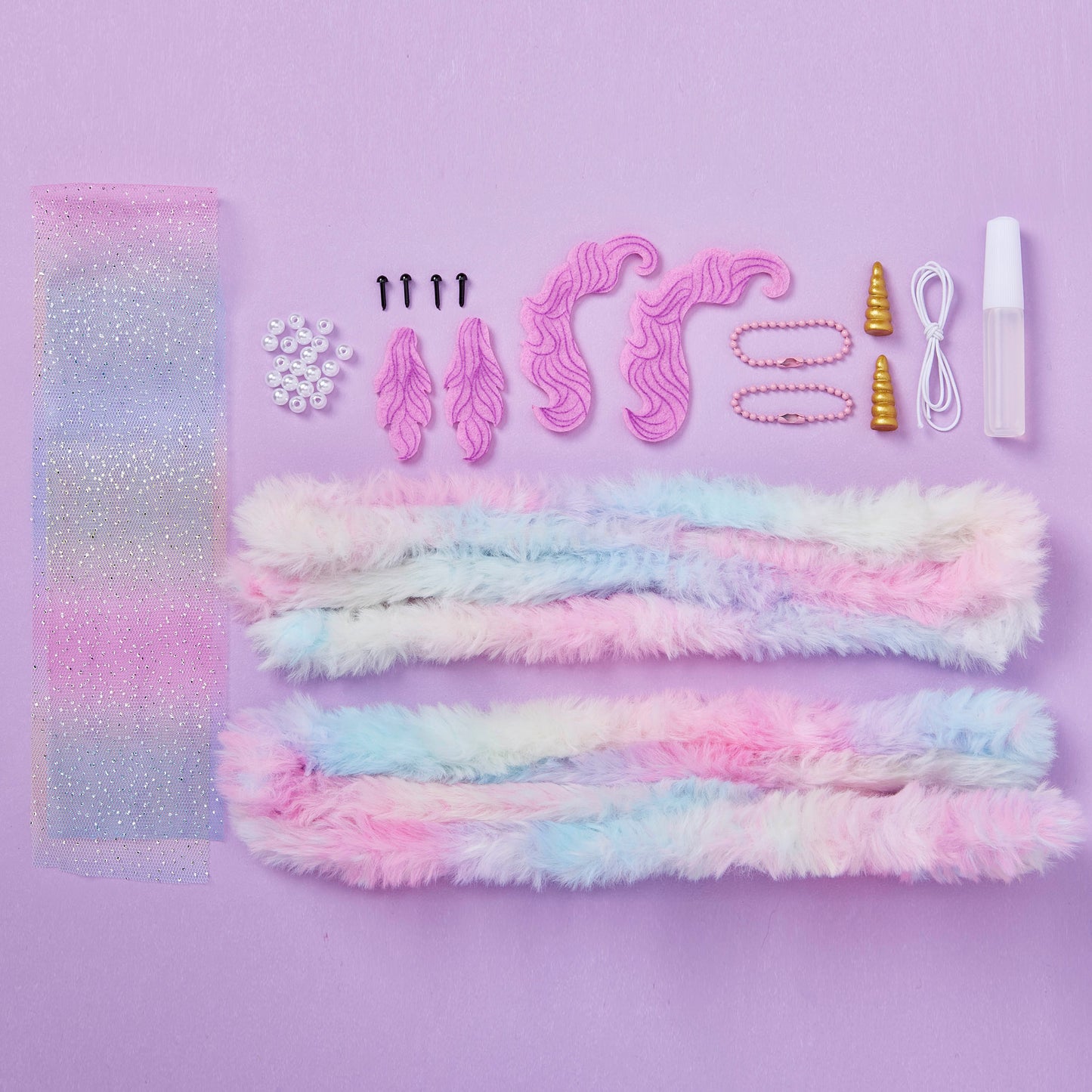 Bright Stripes DIY Chenille Cuties- Unicorns