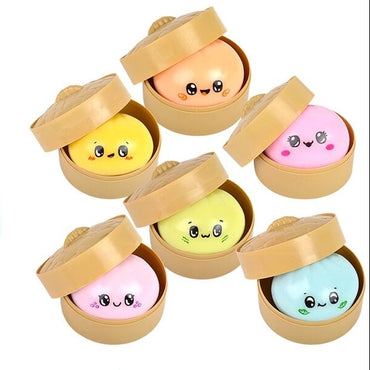 Toy Network Squish And Stretch Surprise Dumplings Blind Box (Random Color)