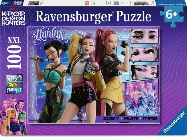 Ravensburger KPop Demon Hunters - Happy fans, happy Honmoon! 100 Piece Puzzle