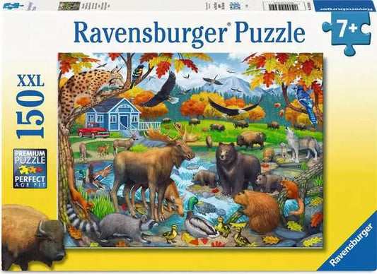 Ravensburger Wildlife Gathering 150 Piece Puzzle