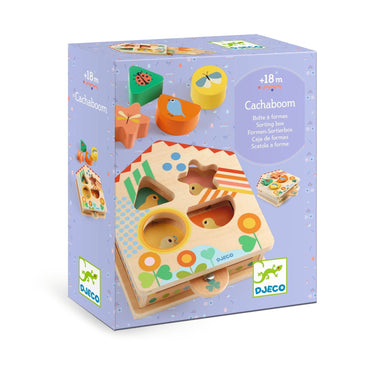 Djeco Cachaboom DJ06367 Wooden Shape Sorter