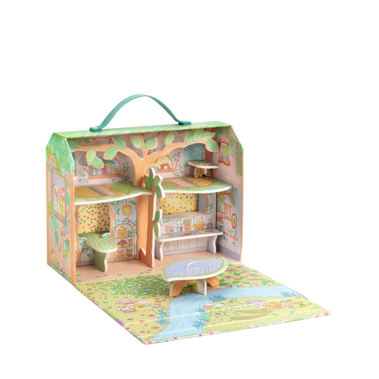 Djeco Tinyly Play House - Sylvia and Fox