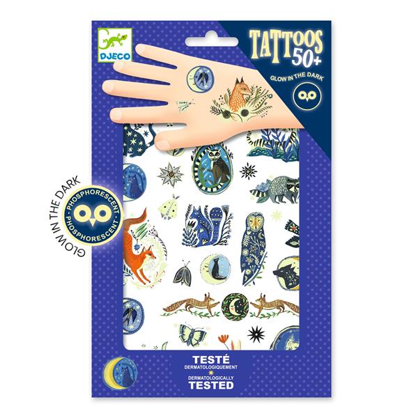 Djeco Nighttime Reflections Tattoo Sheets