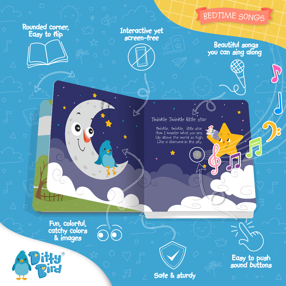 Ditty Bird Books Bedtime Songs