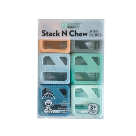 Stack N Chew Mini Cubes- Earthy | Malarkey Kids | SNC02E