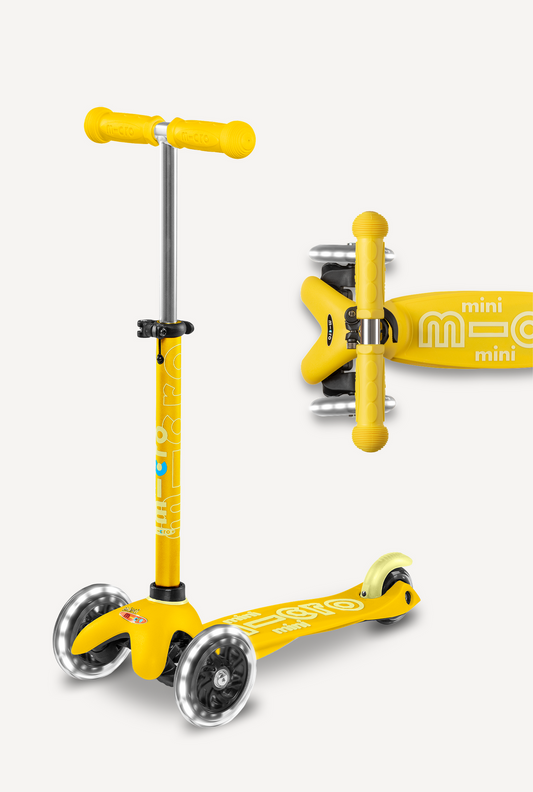 Micro Kickboard Micro Mini LED Scooter Flame Yellow