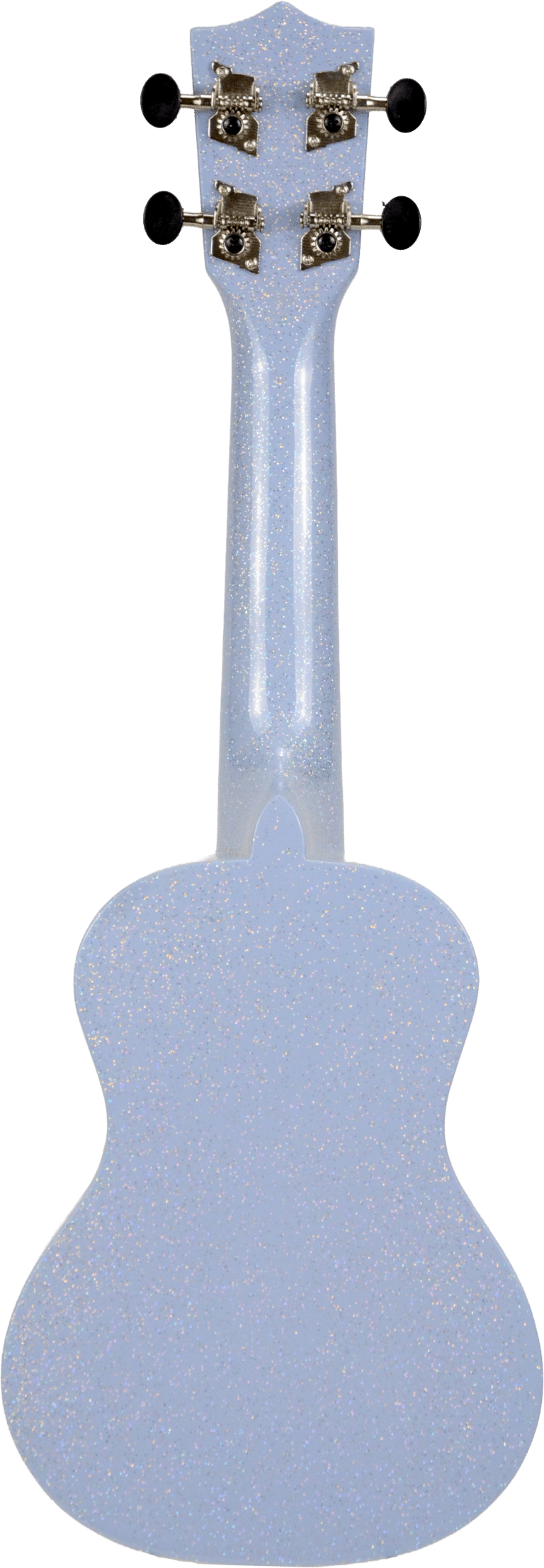 Amahi Moonbeam Blue Glitter Ukulele, Soprano (Gloss Finish)