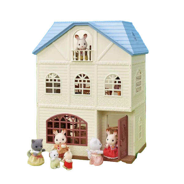 Epoch Calico Critters CF1905 Sky Blue Terrace Gift Set
