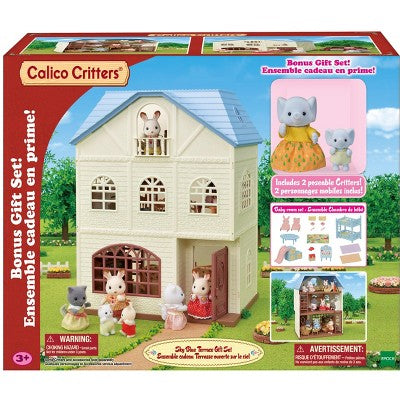 Epoch Calico Critters CF1905 Sky Blue Terrace Gift Set