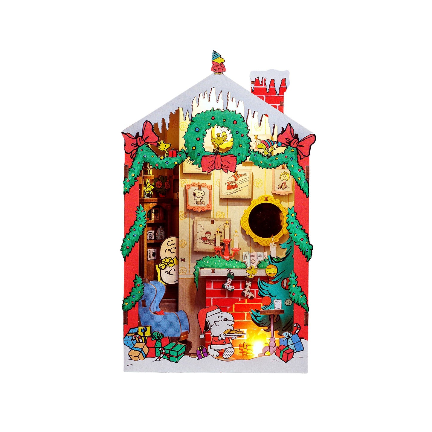 Peanuts Christmas DIY Book Nook Kit