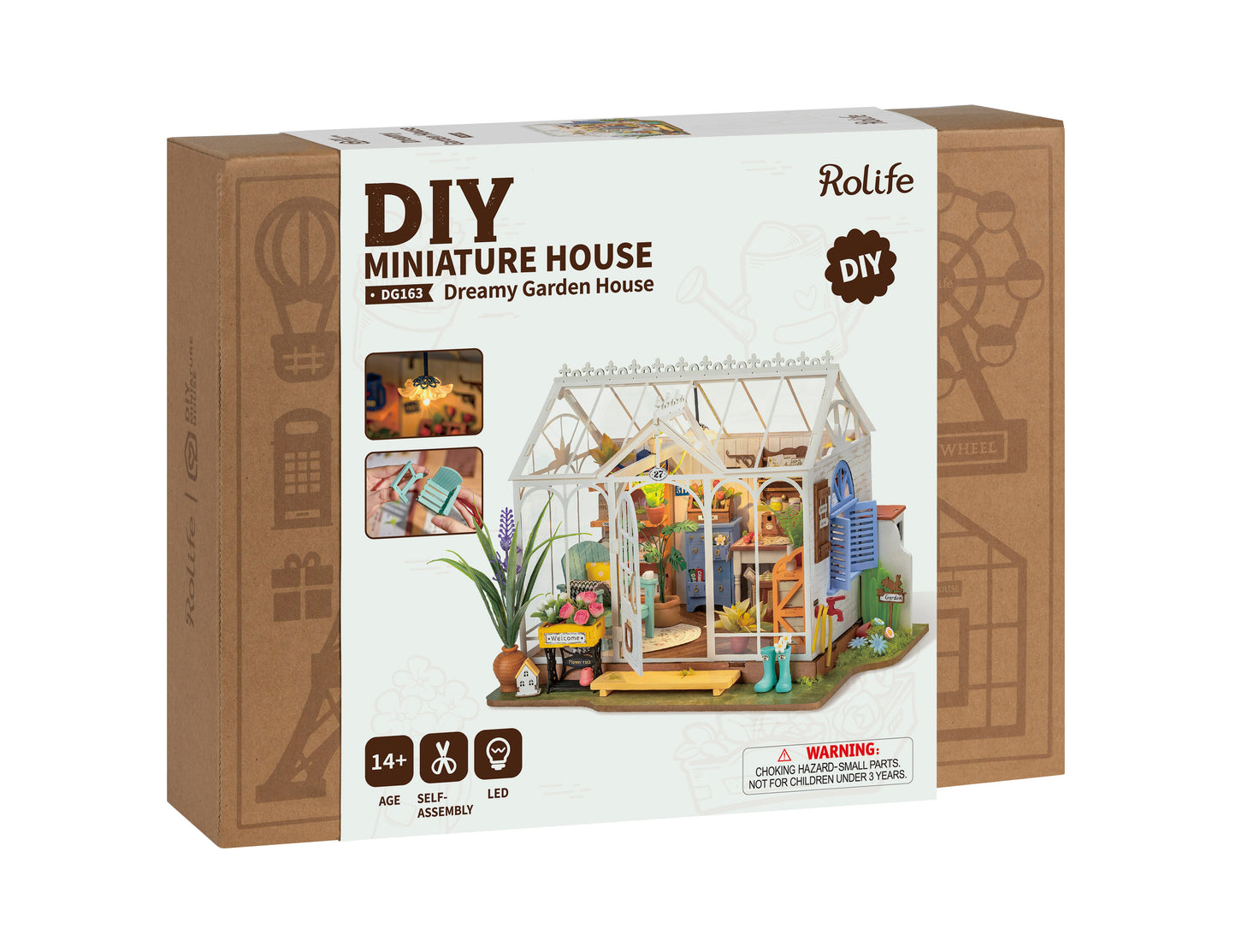 Hands Craft Rolife Dreamy Garden House DIY Miniature House