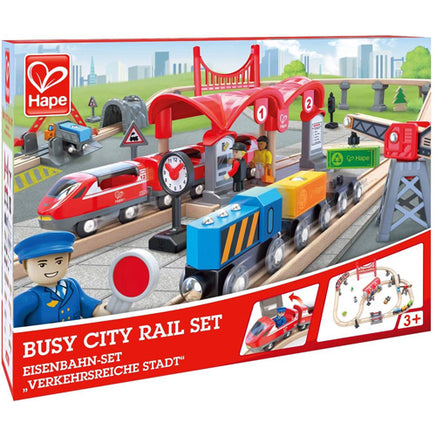 Busy City Rail Set | E3730 | Hape