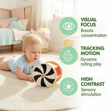 Hape Spinning Drum with Mirror
