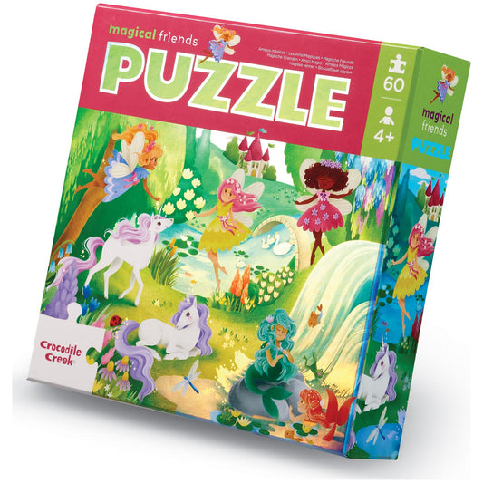60-pc Holographic Puzzle - Magical Friends