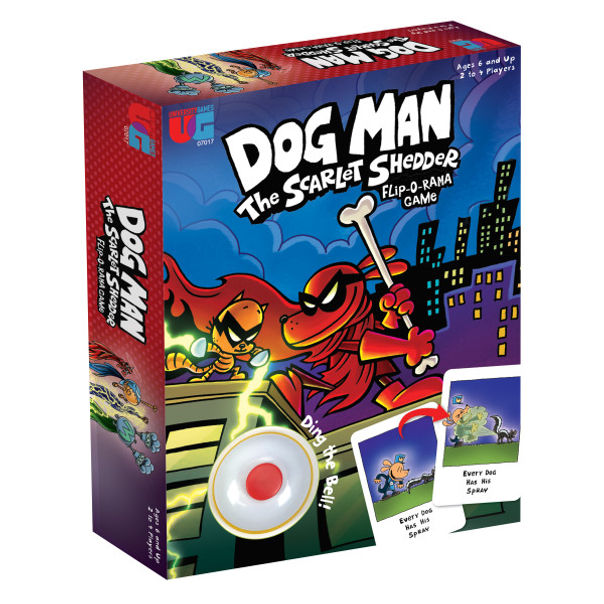 University Games Dog Man The Scarlet Shedder Flip-O-Rama Game