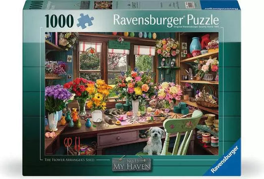 Ravensburger The Flower Arrangers Shed 1000pc Puzzle