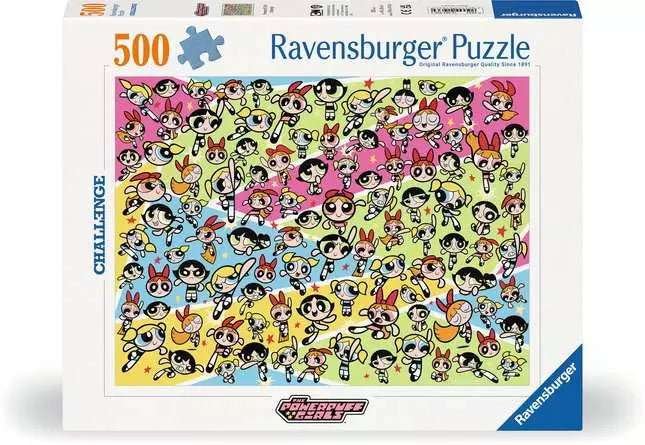 Ravensburger Jigsaw Puzzle The Powerpuff Girls Challenge - 500 Pieces Puzzle