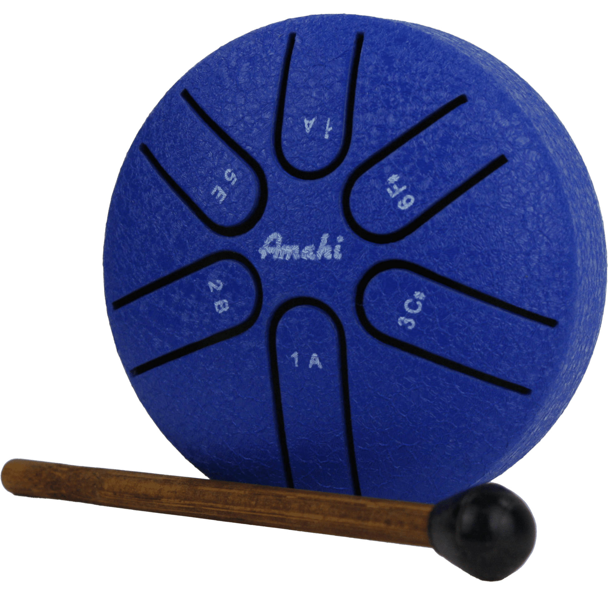 Amahi Blue Steel Tongue Drum, 3″