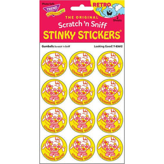 Looking Good! - Gumballs scent Retro Stinky Stickers