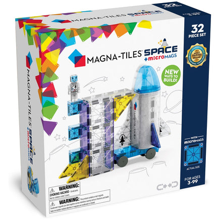 Magna-Tiles Space + MicroMAGS 32 Piece Set