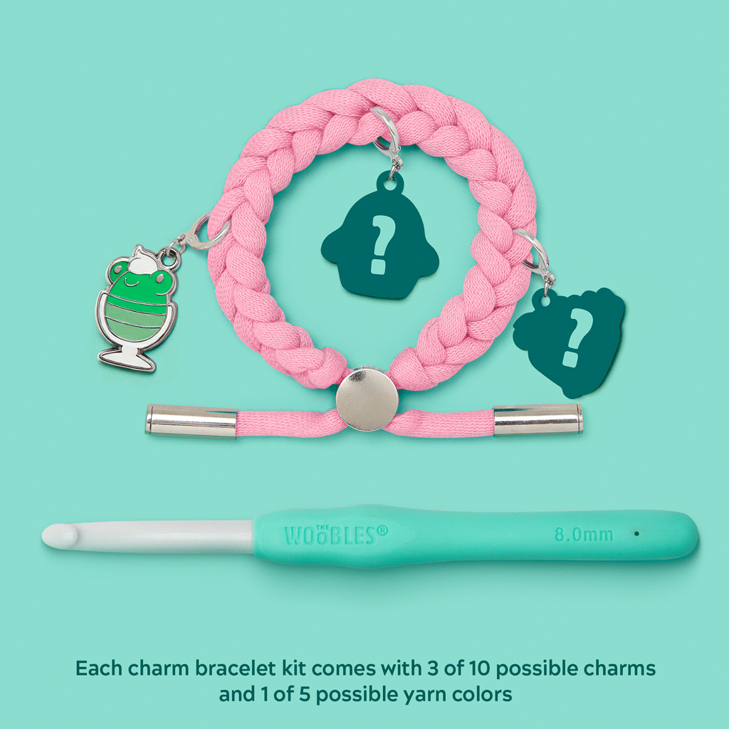 Woobles Secret Sweeties Charm Bracelet Crochet Kit