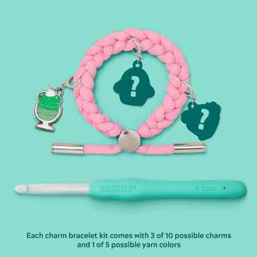 Woobles Secret Sweeties Charm Bracelet Crochet Kit