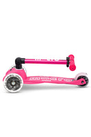 Micro Kickboard Mini Foldable LED Scooter - Pink