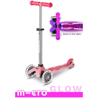 Micro Mini Glow Plus LED Scooter (Frosty Pink)