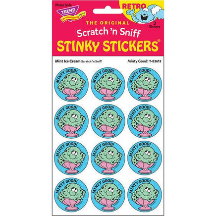 Minty Good! - Mint Ice Cream scent Retro Stinky Stickers