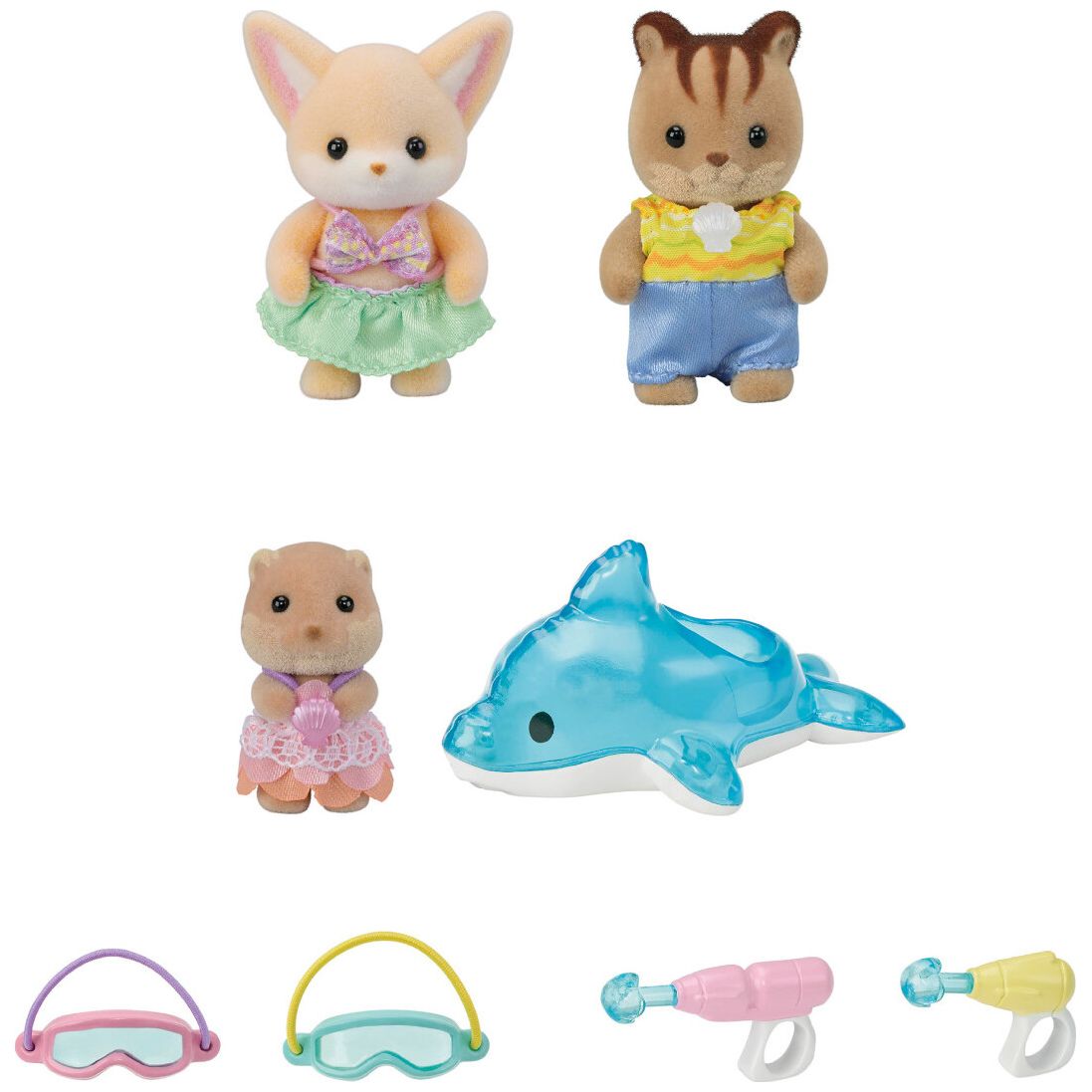 SYLVANIAN FAMILIES CALICO CRITTER HAZEL & RHIAN'S DAY fashion OUT NRFB