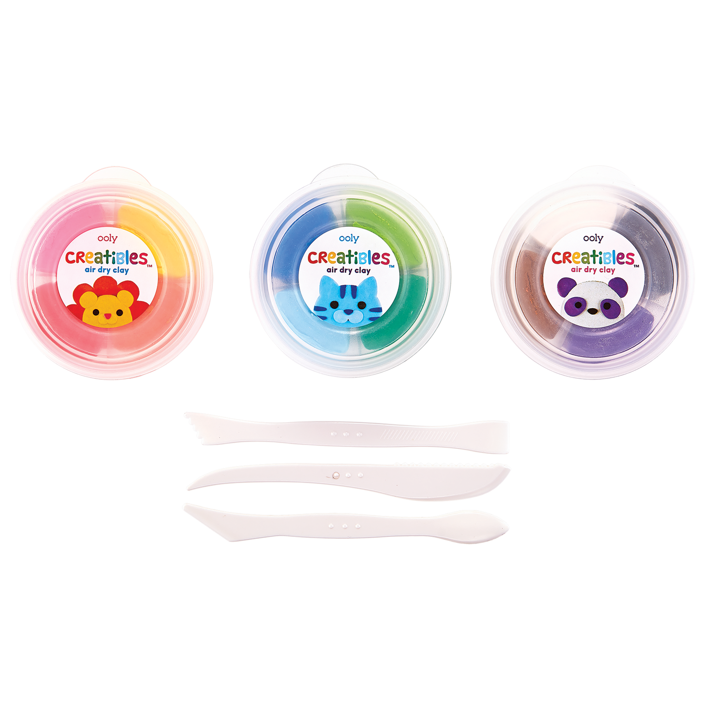 Ooly Creatibles 161-049 Standard Air Dry Clay Kit