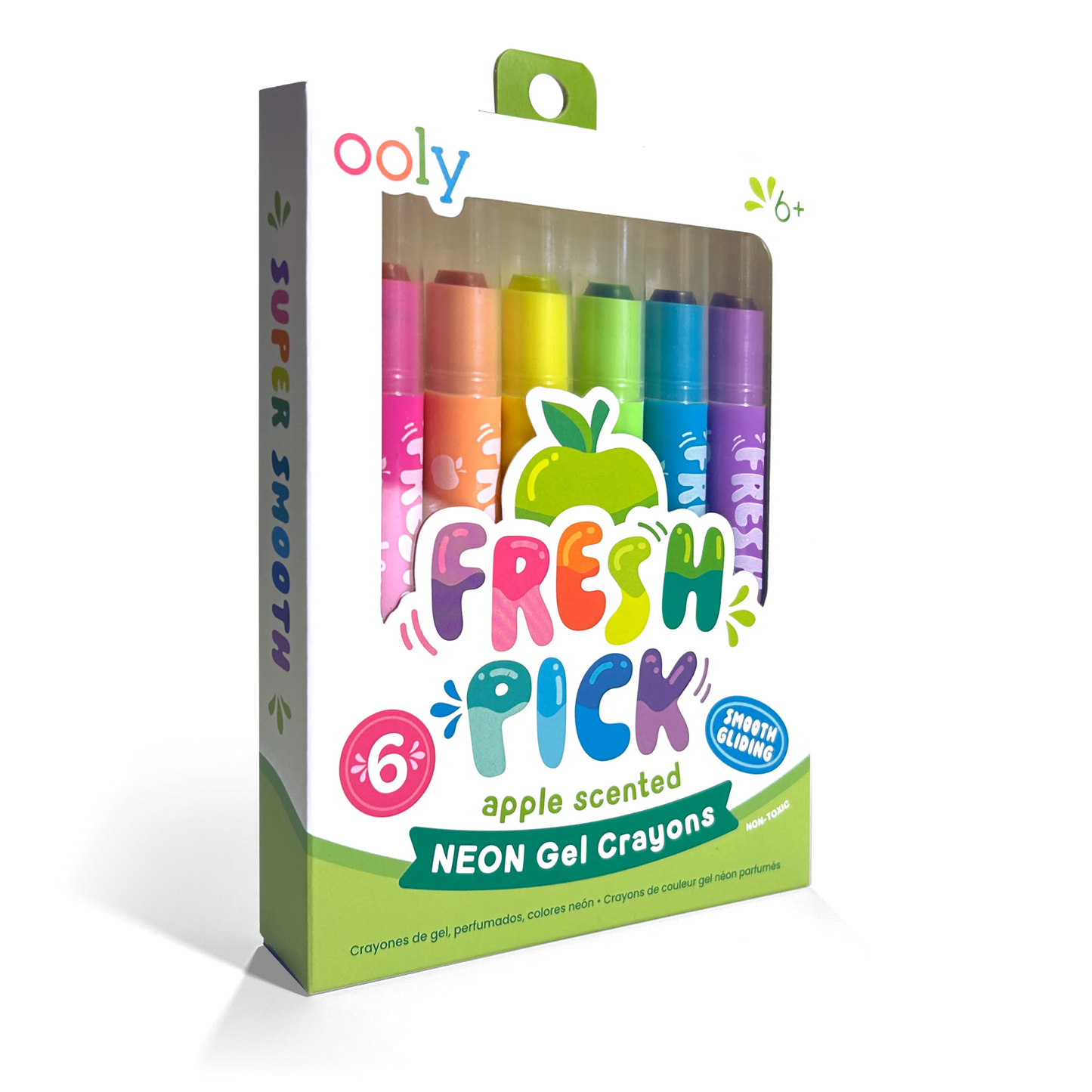 Ooly Fresh Pick 133-123 Apple Scented Gel Crayons