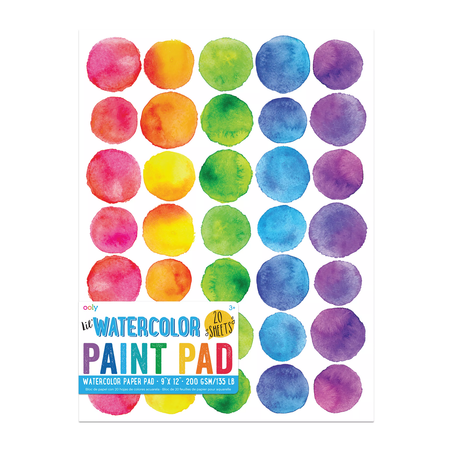Ooly 118-252 Lil' Watercolor Paint Pad