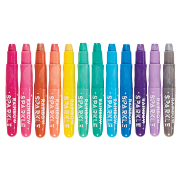 Ooly 133-119 Rainbow Sparkle Metallic Watercolor Gel Crayons