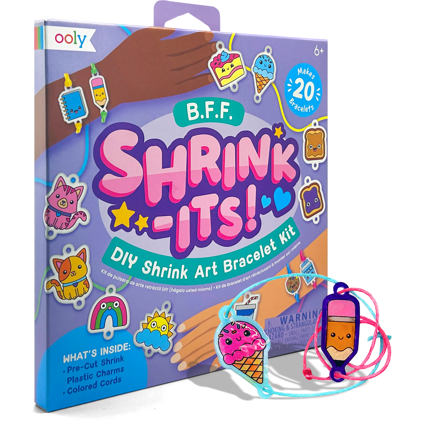 Ooly Shrink-its! 161-133 DIY Shrink Art Bracelet Kit